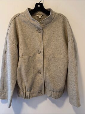Max Studio Beige Melange Jacket Size Small #Lux-R